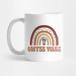 Coffee Vibes Retro Rainbow © GraphicLoveShop Mug